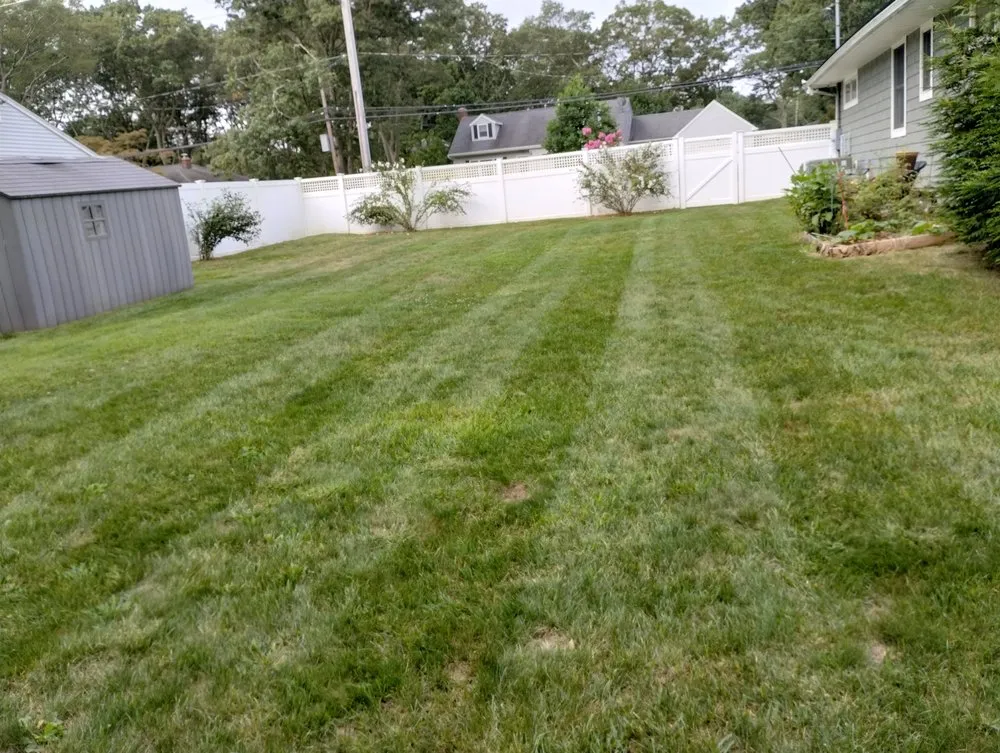 Custom landscape installation in East Patchogue, NY - Jason Landscaping