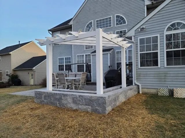 Local landscape installation with custom design in Manchester, MD by Jason Lawn & Landscaping