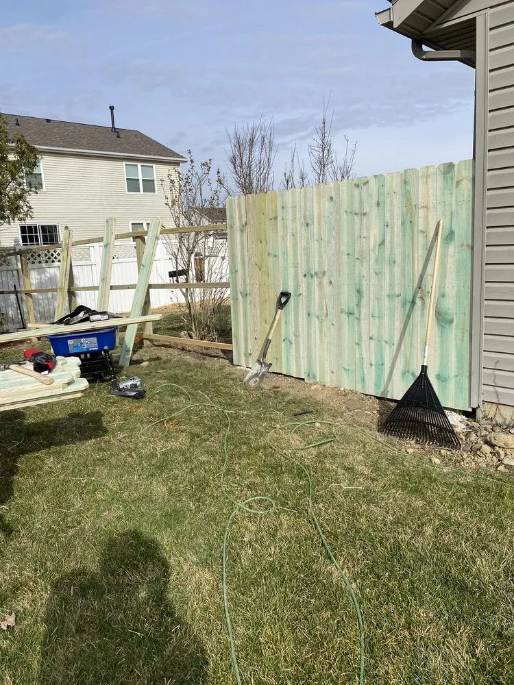 Custom outdoor landscaping with custom design in Vandalia, OH by Jasons Landscaping