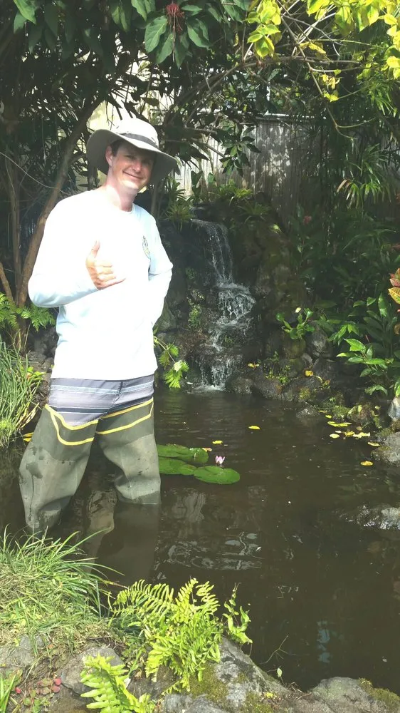 Local landscape installation in Kailua-Kona, HI by Jason's Watergardens