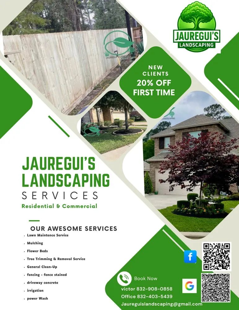Reliable landscape installation experts serving Klein, TX - Jauregui's Landscaping