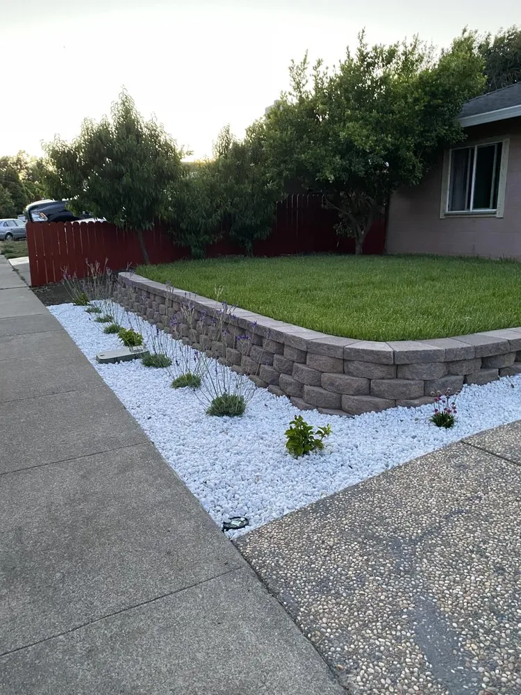Custom yard maintenance with custom design in Fairfield, CA by Javier Landscape