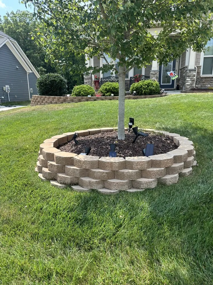 Affordable landscaping services with custom design in Charlotte, NC by Javier Lawnscape