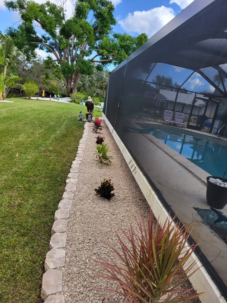 Trusted garden landscaping for residential properties in North Port, FL by Javier martinez tree service