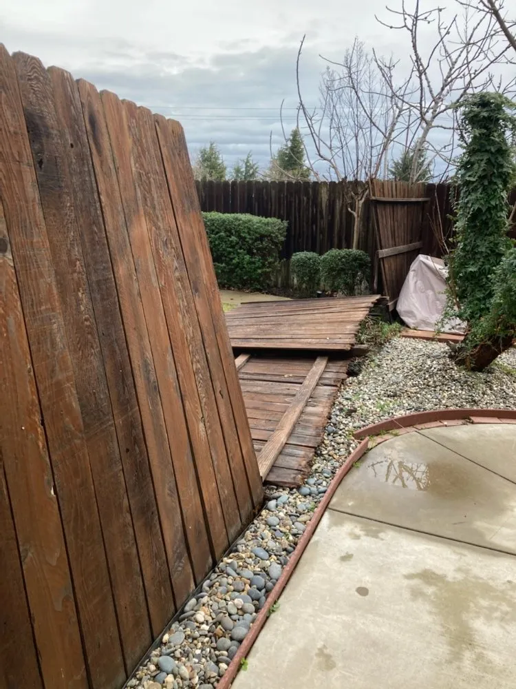 Professional yard cleanup service for residential properties in Modesto, CA by Javier Service