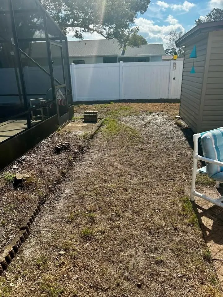 Professional lawn mowing service with custom design in Port Orange, FL by Jaw Dropping Landscapes