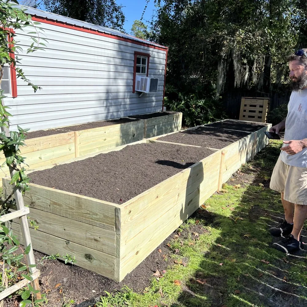 Affordable landscape design in Atlantic Beach, FL by Jax Woodcrafters