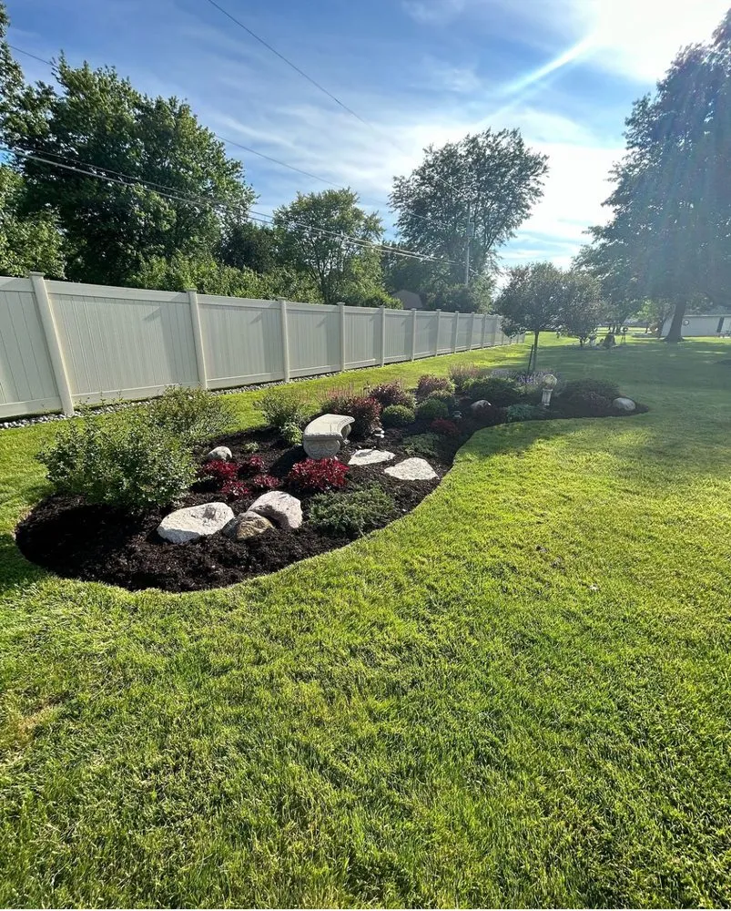 Custom landscaping services with custom design in Mooresville, NC by Jax’s Lawn Care