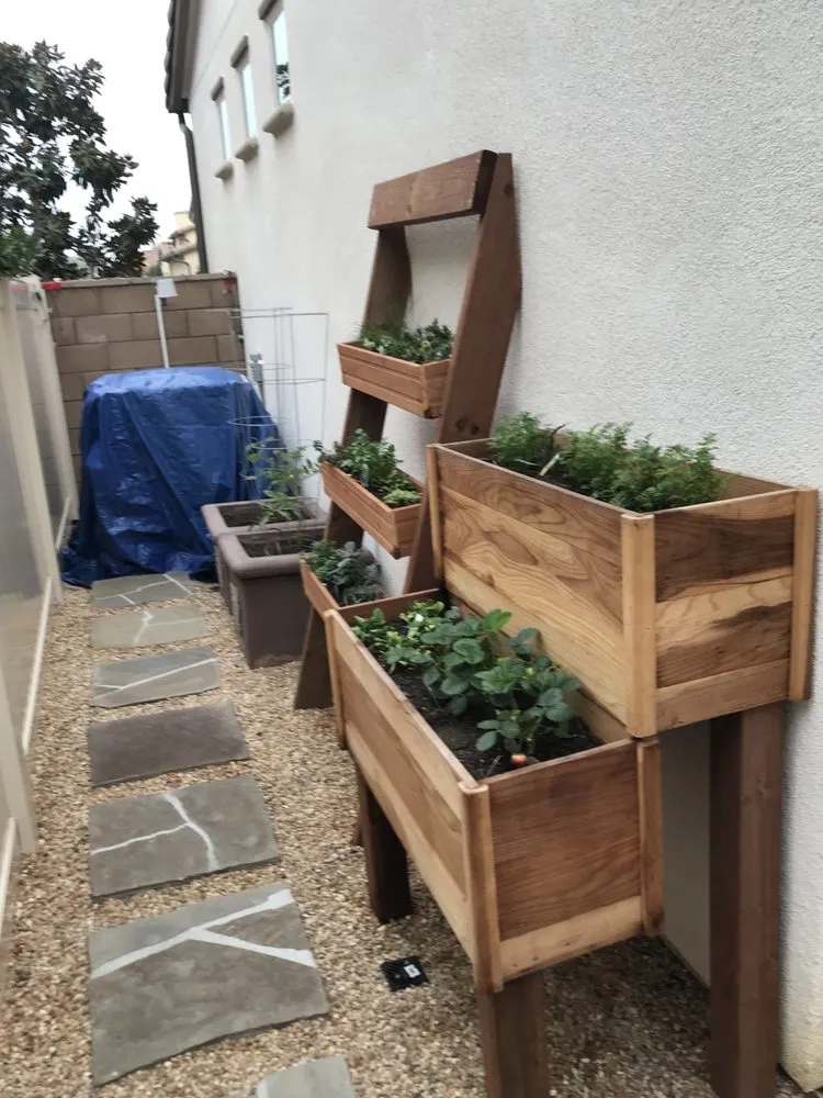 Expert garden landscaping for residential properties in Buena Park, CA by Jay Boyer Construction