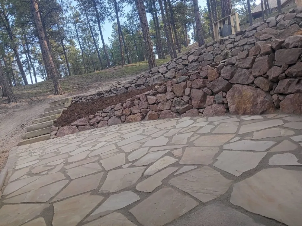 Professional landscape installation in Colorado Springs, CO by Jay Jay's Land Ways