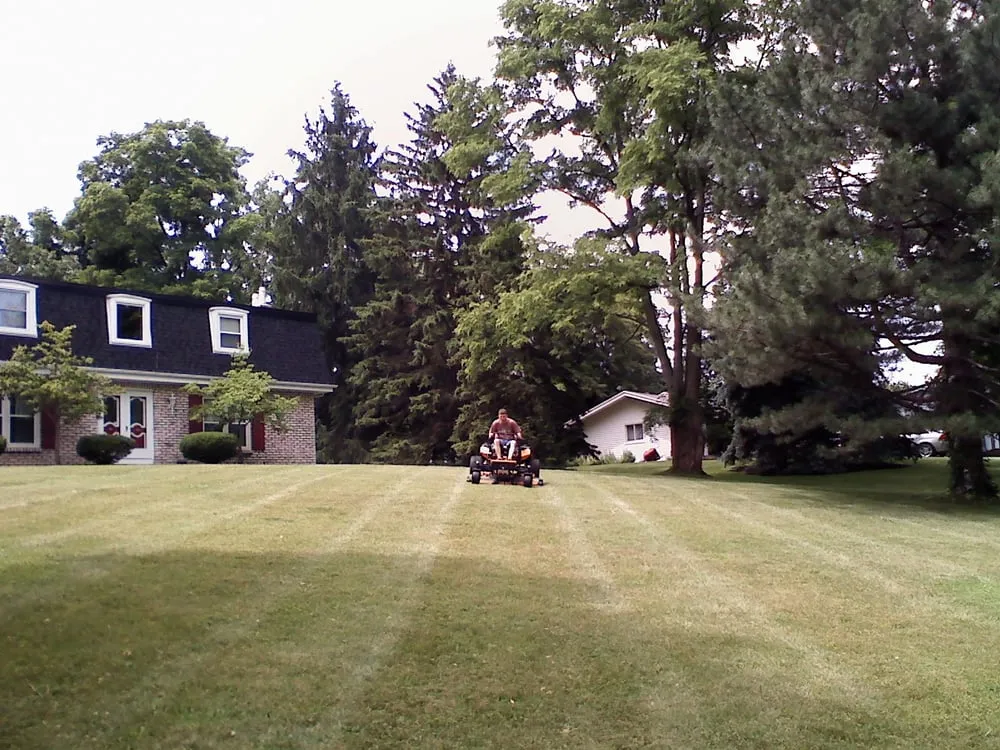 Professional landscape installation in Penfield, NY by Jay Shorter Property Maintenance