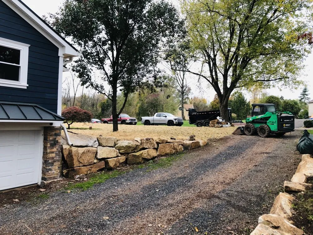 Local landscape installation in Trenton, NJ by Jayden Landscaping