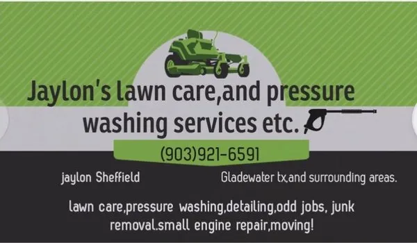 Jaylon’s Lawncare and Pressure Washing Services Logo