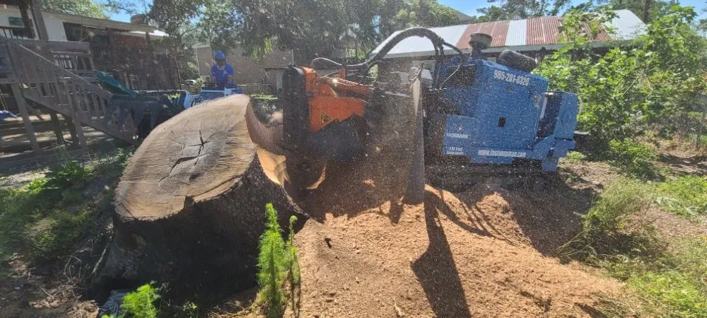 Custom garden landscaping for residential properties in Slidell, LA by Jayroe's Stump Grinding