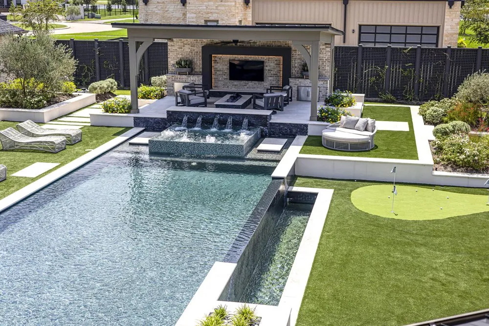 Professional landscape installation for homes in Beaumont, TX by Jays Landscape