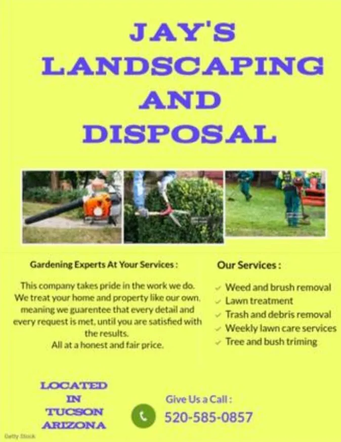 Expert outdoor landscaping for residential properties in Tucson, AZ by Jay's Landscaping and Disposal
