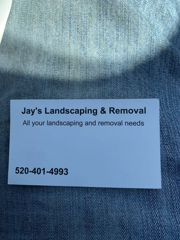 Top-rated lawn mowing service with custom design in Tucson, AZ by Jay’s Landscaping and Removal
