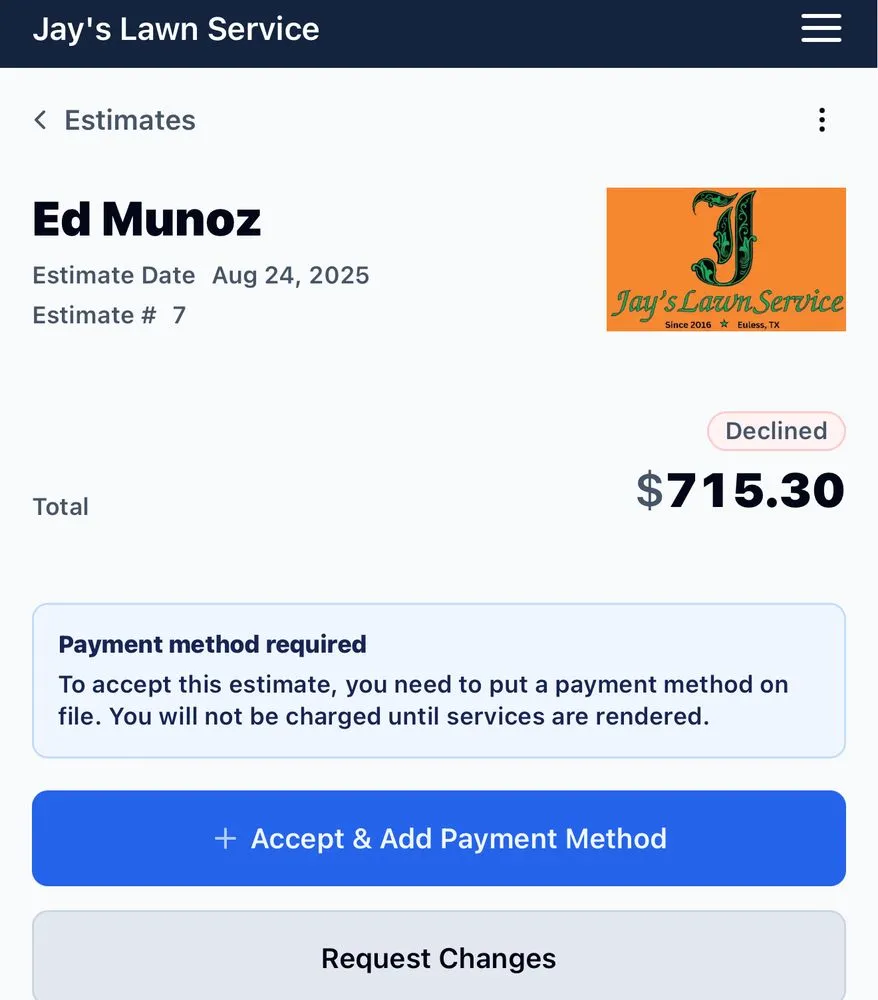 Expert landscape installation for residential properties in Euless, TX by Jay's Lawn Service