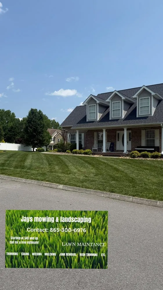Expert outdoor landscaping in Knoxville, TN by Jays Mowing & Landscaping