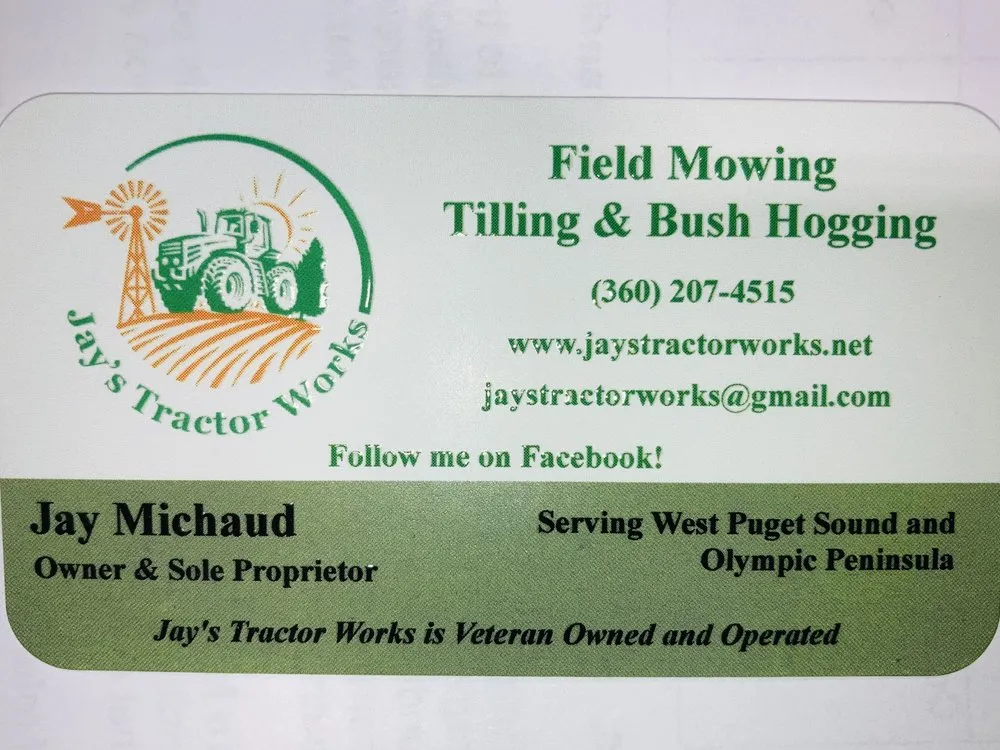 Local garden landscaping in Kingston, WA by Jay’s Tractor Works