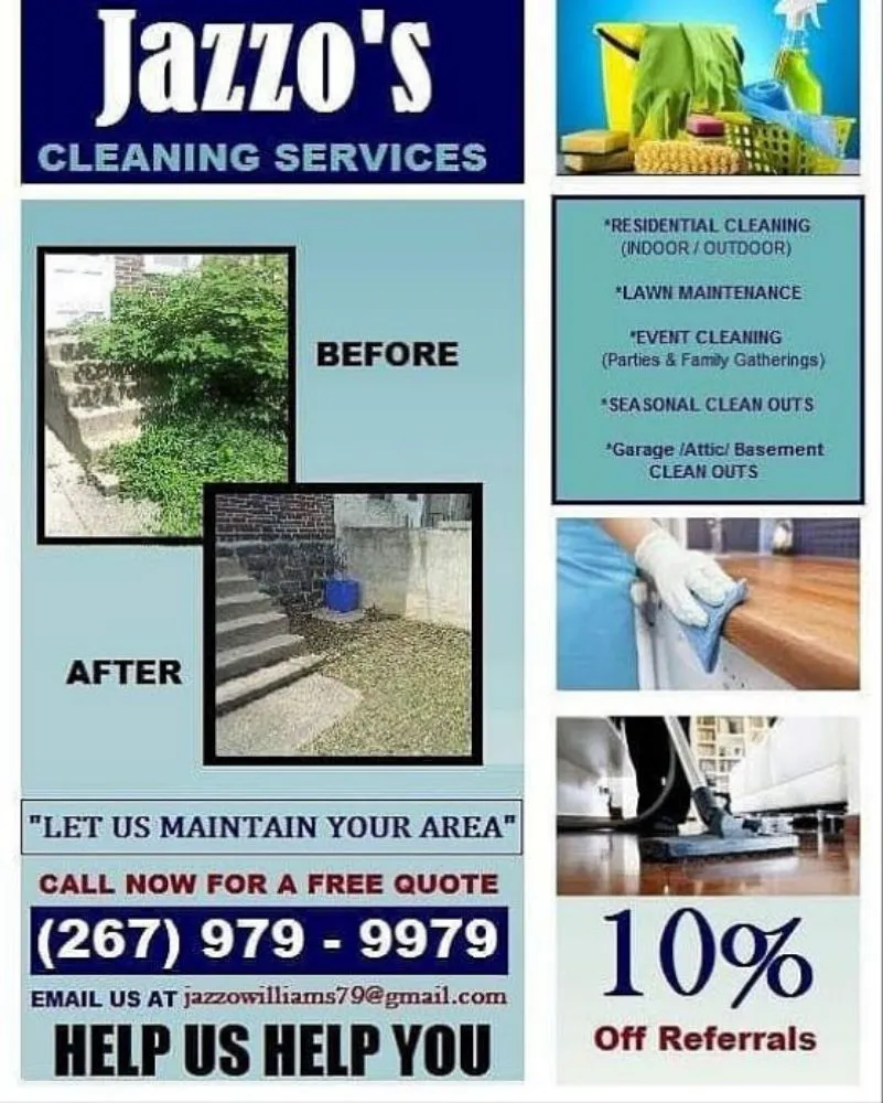Affordable garden landscaping in Philadelphia, PA by Jazzo's Cleaning Service