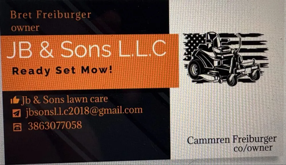 Local lawn mowing service in Palm Coast, FL by Jb & Sons Lawn Care