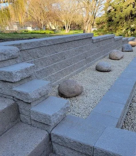 Reliable garden landscaping in Cedar, MN by J&B Concrete