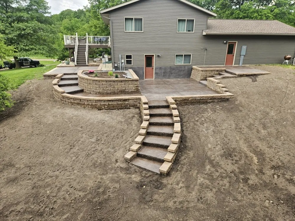 Trusted garden landscaping in Cedar, MN - J&B Concrete