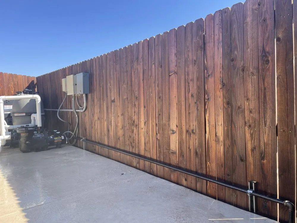 Custom landscape design in Midland, TX by JB Fence Stain and Restoration