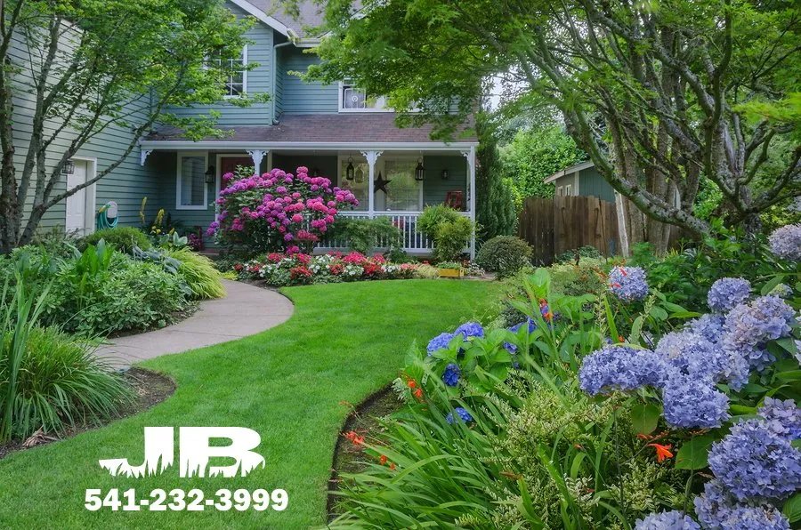 Local yard maintenance with custom design in Springfield, OR by JB Landscape Maintenance