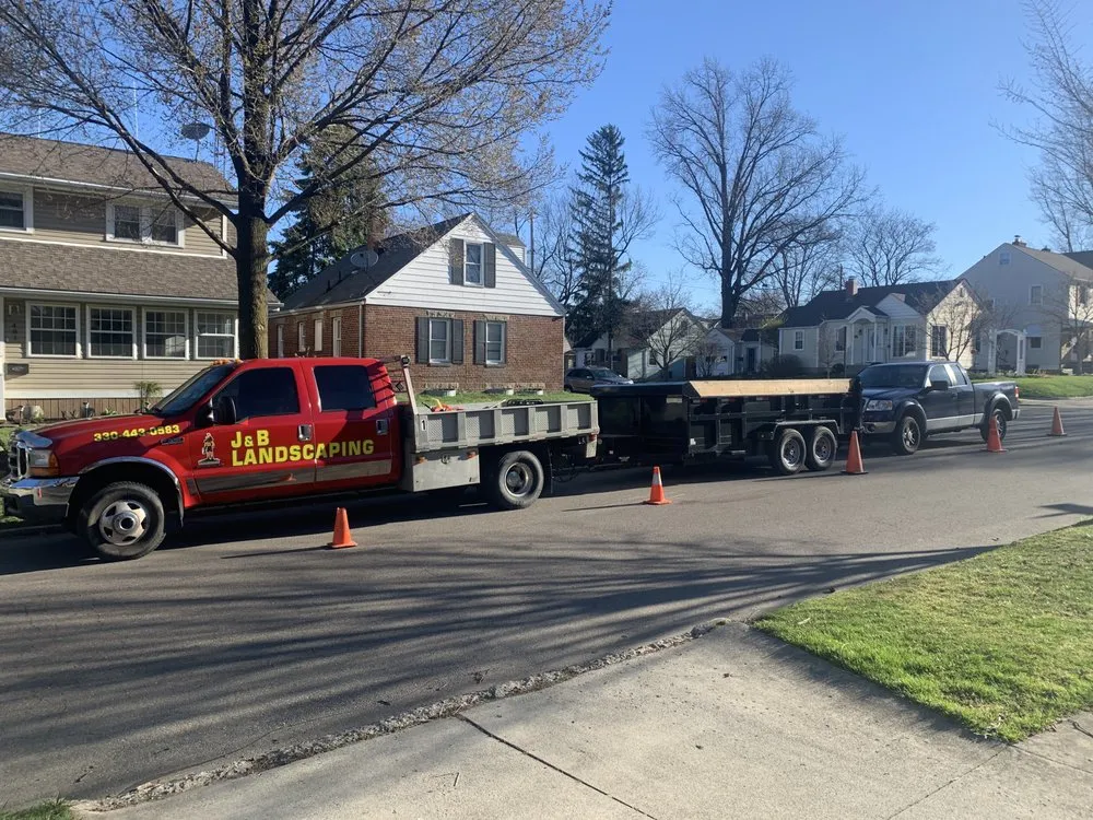 Expert yard cleanup service experts serving Akron, OH - J&B Landscaping