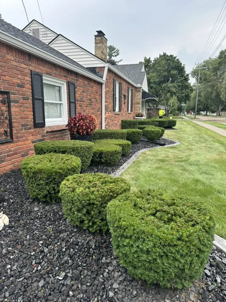 Professional yard cleanup service with custom design in Macomb, MI by JB Landscaping