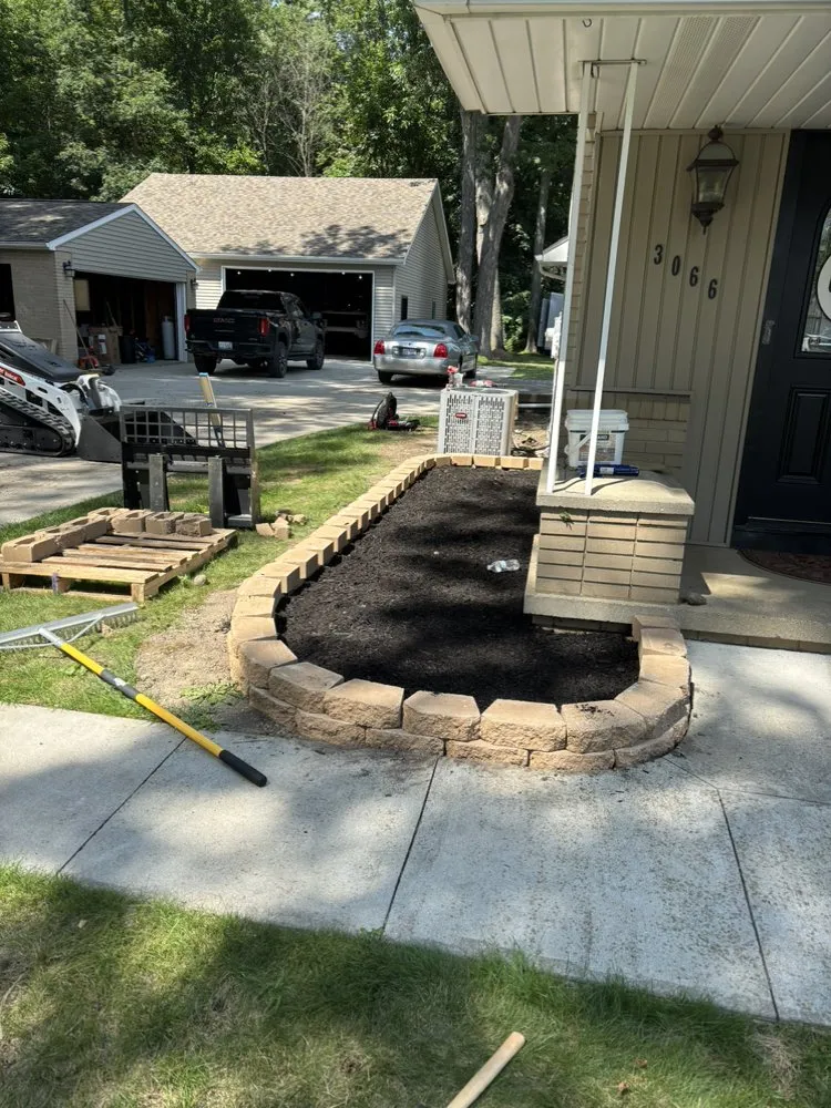 Professional landscape installation for residential properties across Cass City, MI - JB lawn Care Services