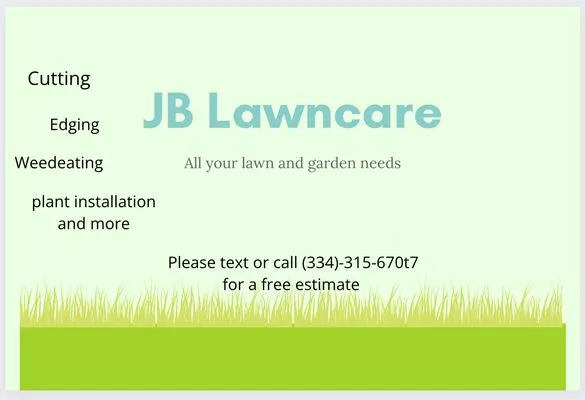 JB Lawncare Logo