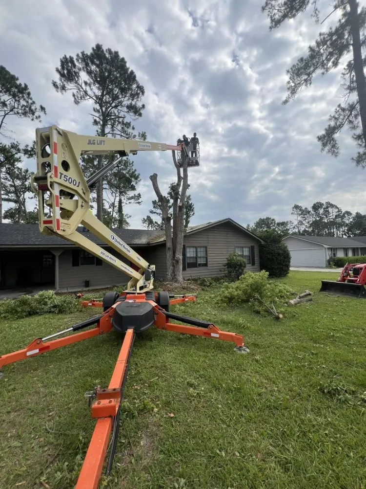 Professional lawn mowing service in Live Oak, FL by J&B Quality Outdoor Solutions