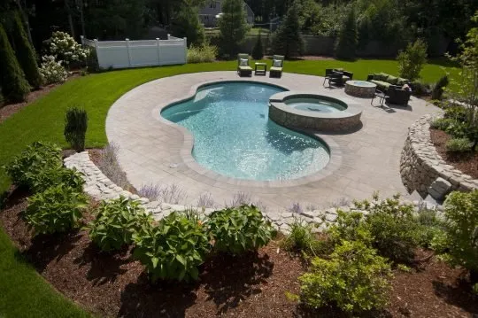 Custom landscaping services near you in Bridgewater, MA by J.B. Ramos Landscape Design & Excavation