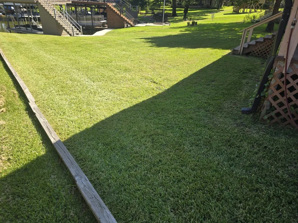Professional yard cleanup service for beautiful yards in Kemp, TX by JBC MOWING LLC