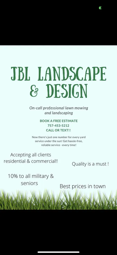 Local outdoor landscaping in Norfolk, VA by JBL Landscape Services