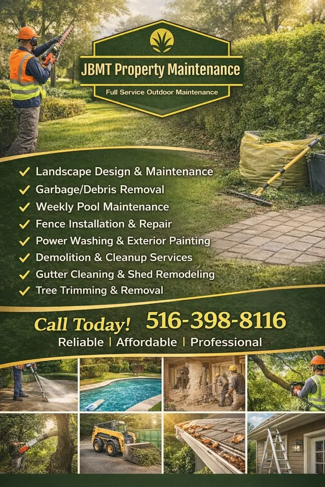 Local outdoor landscaping for beautiful yards across Fort Myers, FL - JBMT Property Maintenance