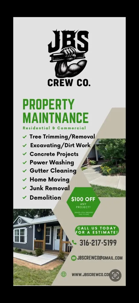 Custom residential landscaping for residential properties in Newton, KS by JBS Crew Co.