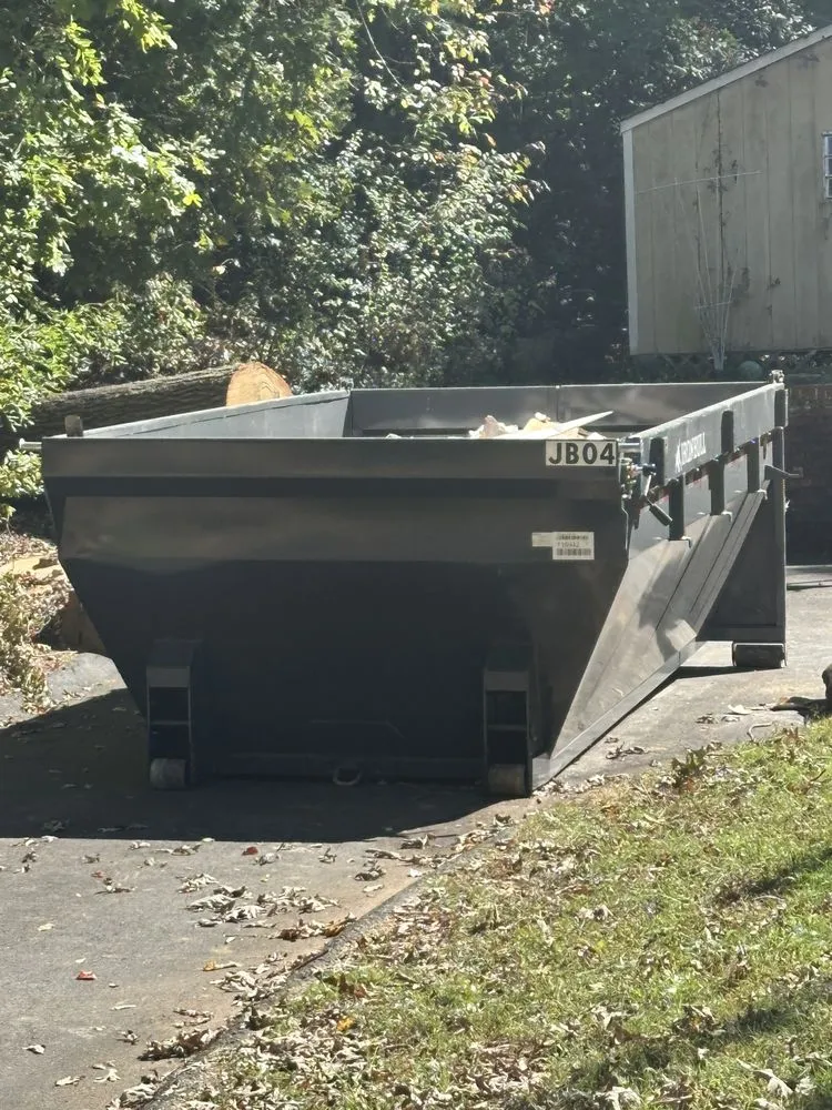 Affordable yard cleanup service for residential properties in Tryon, NC by JB’s Dumpsters & Waste Management