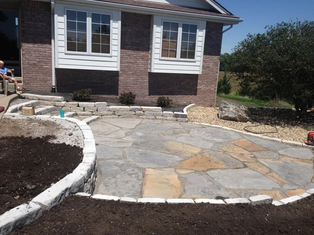 Professional outdoor landscaping with custom design in Roca, NE by JB's Landscaping & Lawn Care