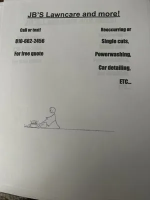 JB’S Lawncare And More Logo