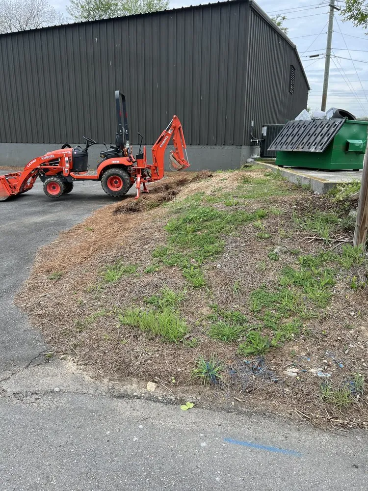 Local yard maintenance with custom design in Dalton, GA by JB’s Small Tractor Works and Stump Grinding