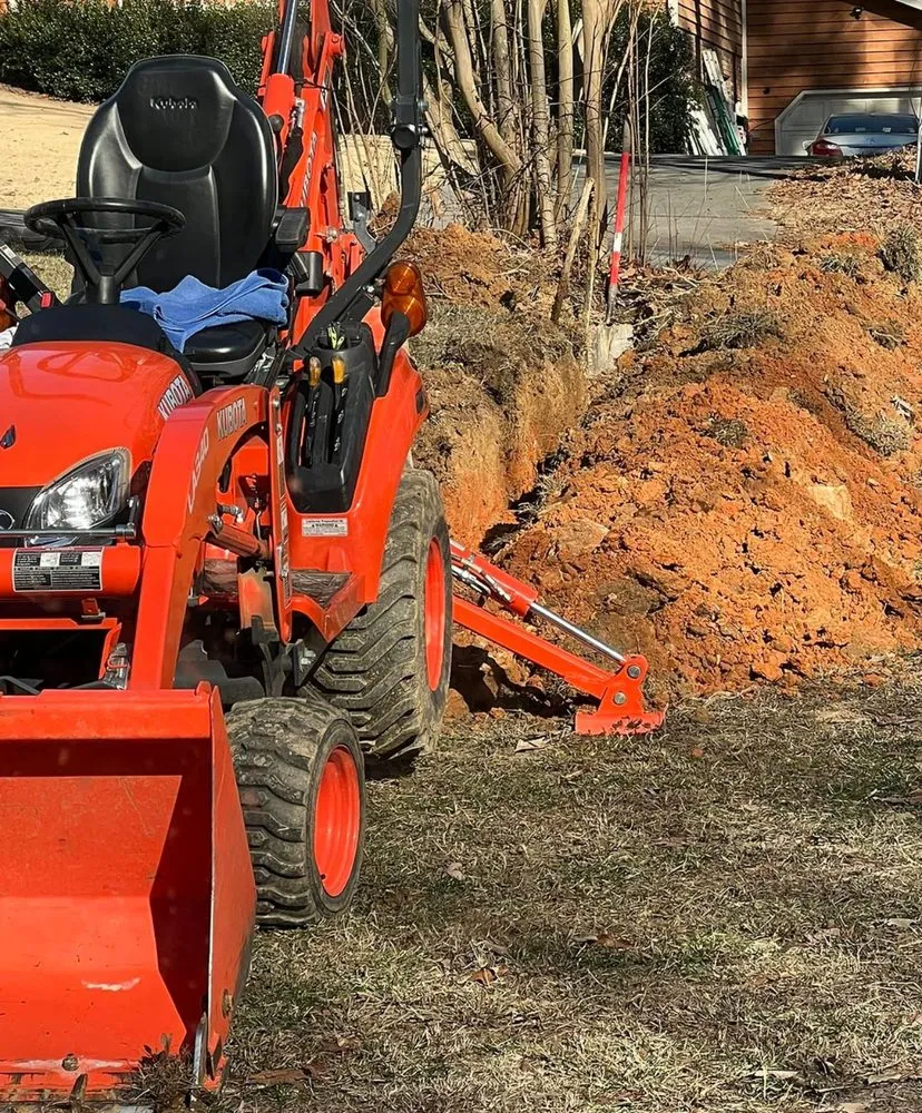 Affordable residential landscaping in Dalton, GA by JB’s Small Tractor Works and Stump Grinding