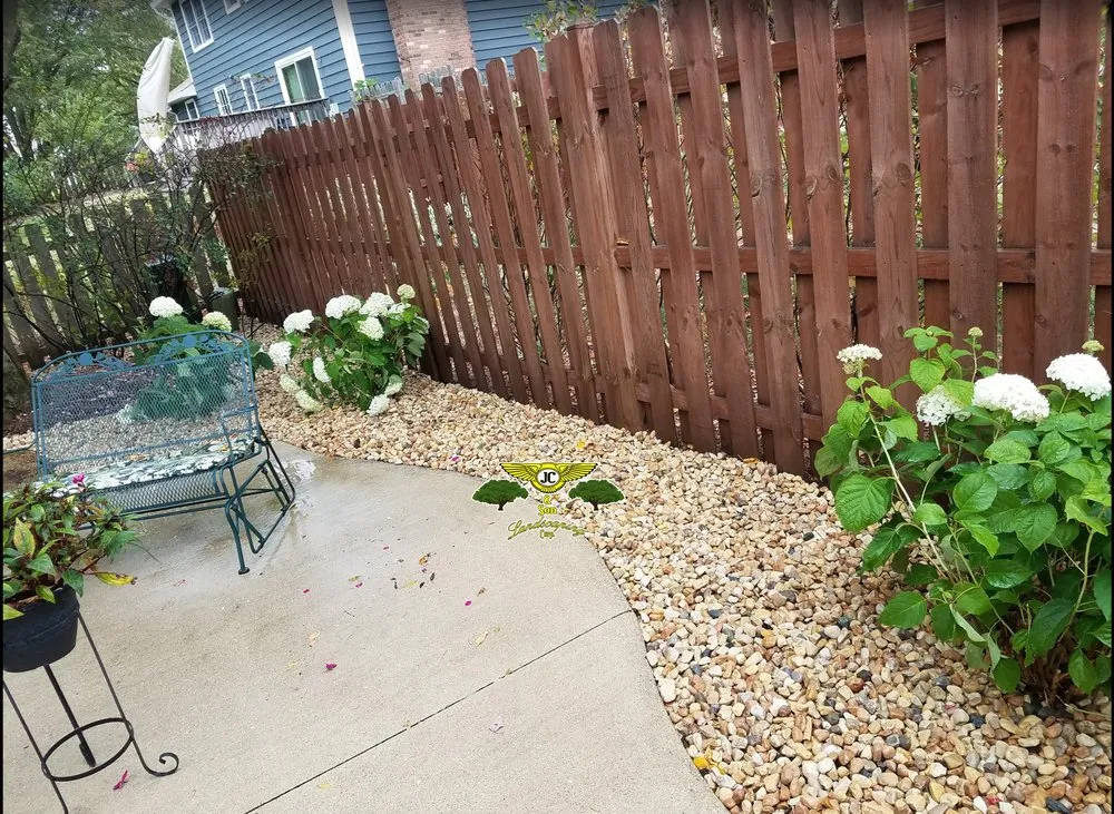 Local garden landscaping for year-round maintenance in Glendale Heights, IL by JC & Son Landscaping