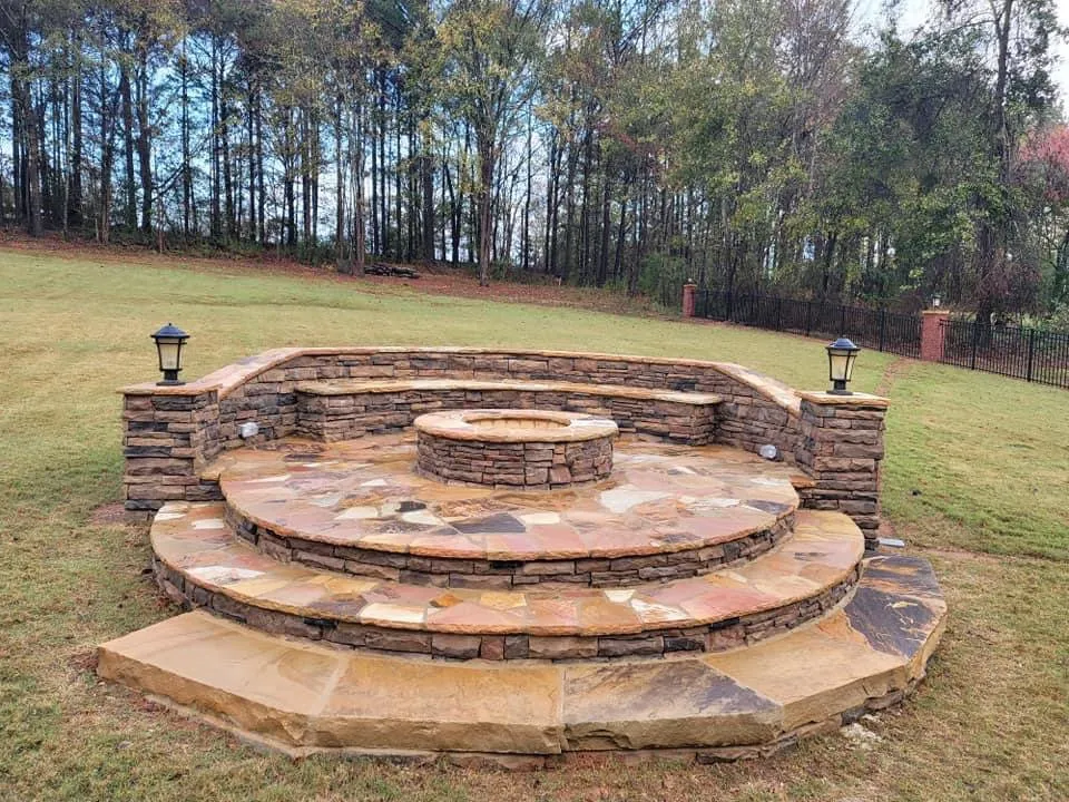 Custom lawn care service for beautiful yards in Morrow, GA by JC Cabrera Construction