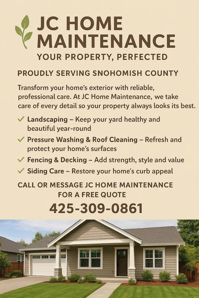 Reliable garden landscaping with custom design in Stanwood, WA by Jc Home Maintenance