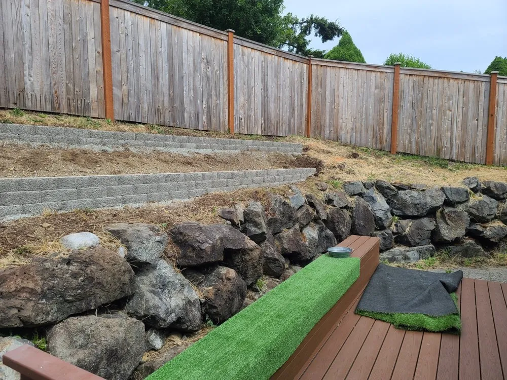 Custom lawn mowing service with custom design in Bothell, WA by Jc Landscape And Construction