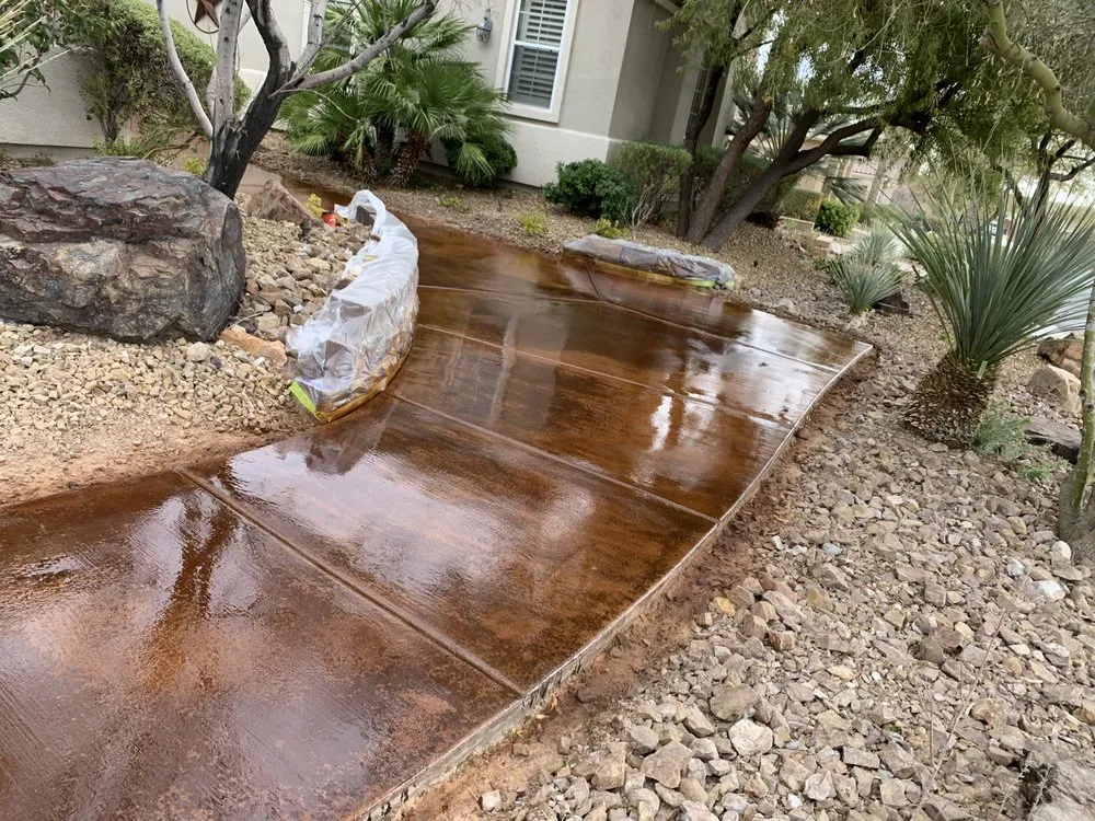 Expert lawn care service with custom design in Las Vegas, NV by JC Landscaping and Concrete